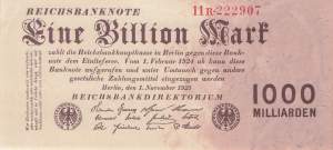 1 Billion Mark ro.126b R